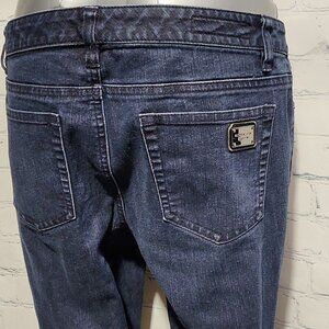 Michael Kors slim leg zip hem jeans